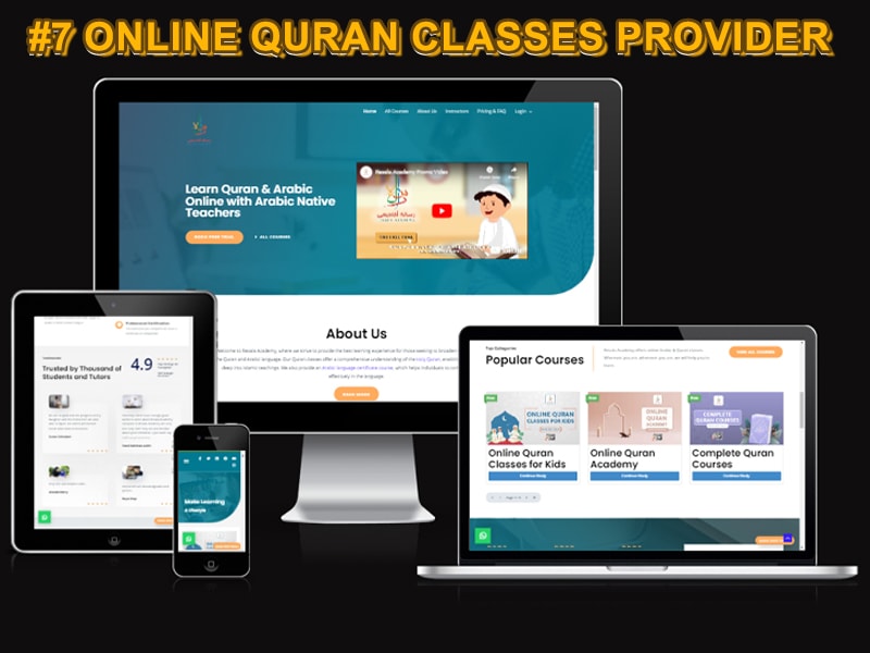 7. Resala Academy - Top Ranked Online Quran Classes Providers